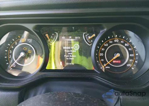 2025 Jeep Wrangler 4-Door Sport 4X4 z USA, uszkodzony, nr VIN 1C4PJXDN5SW656835